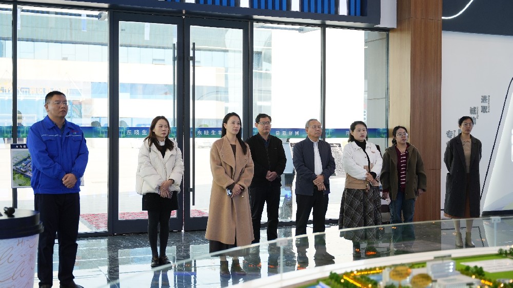 德州市德城区科技局栗慧聪局长一行到东晓生物参观调研