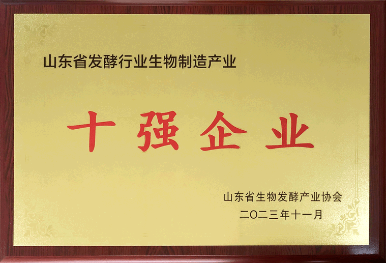 喜报！东晓生物荣获山东省发酵行业生物制造产业“十强企业”等多项荣誉 (图2)